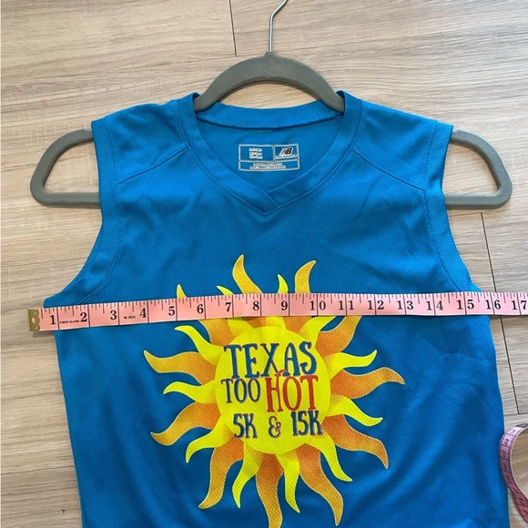 New Balance Texas too hot 5k & 15k run tank top small - Picture 4 of 5